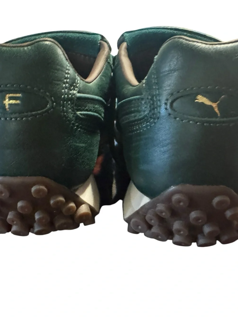 Fenty x Puma by Rihanna Green Leather Sneaker - Picture 5 of 6